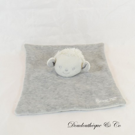 copy of Doudou flat sheep BRIOCHE La Halle square pink 20 cm