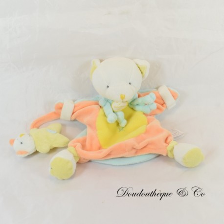 Kuscheltier Katzenpuppe KUSCHELTIER KUSCHELTIER weiß gelb DC2569 23 cm Kuscheltier Katzenpuppe KUSCHELTIER KUSCHELTIER weiß gelb DC2569 23 cm