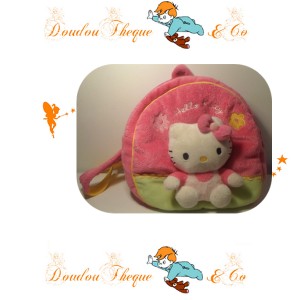 Sac à dos peluche Hello Kitty rose