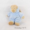 Stuffed bear MAXITA brown disguised as a blue rabbit 23 cm