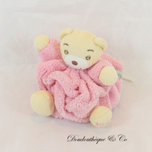 Mini peluche KALOO rosa Clip per ciuccio Plume 11 cm