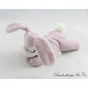 Pequeño conejo de peluche SOSTRENE GRENES rosa empolvado blanco Handelskompagnie 15 cm