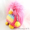 Vintage Plush Parrot AJENA Rainbow Bird Pink 34 cm