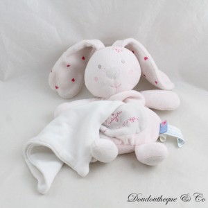 Bunny handkerchief cuddly toy CANDY SUGAR Pink Cashew Heart 20 cm