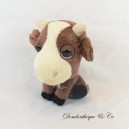 Goat plush BIG HEADZ brown big eyes 20 cm