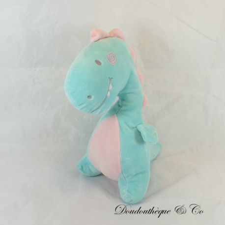 Plush dragon ZDT dinosaur pink green 30 cm