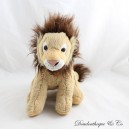 Peluche lion LOGITOYS Frimouzzz Collection marron 23 cm