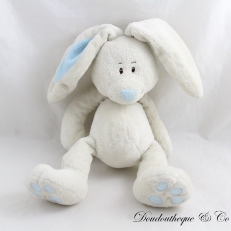 Rabbit plush KIMBALOO beige blue