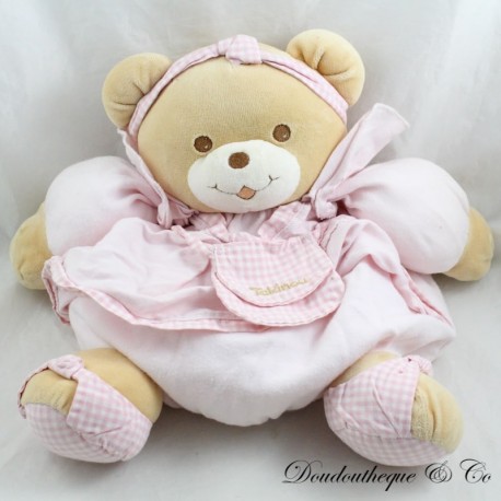 Plüschbär Pawpaw TAKINOU Rosa Karo Plüschbär Pawpaw TAKINOU Rosa Karo