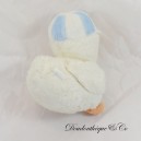 Plush duck BOULGOM blue white vintage cap 23 cm