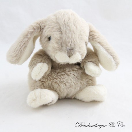 Kanini Hase Plüsch BUKOWSKI taupe weiß sehr weich 15 cm Kanini Hase Plüsch BUKOWSKI taupe weiß sehr weich 15 cm