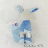 Dog handkerchief cuddly toy SUGAR D'ORGE blue rocket moon star 19 cm