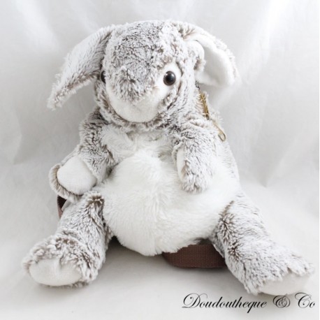 Hasen-Plüschrucksack CREATIONS DANI grau Hasen-Plüschrucksack CREATIONS DANI grau