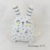 Musical Plush Rabbit DPAM grey with polka dots From the Same to the Same 19 cm