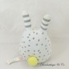 Musical Plush Rabbit DPAM grey with polka dots From the Same to the Same 19 cm