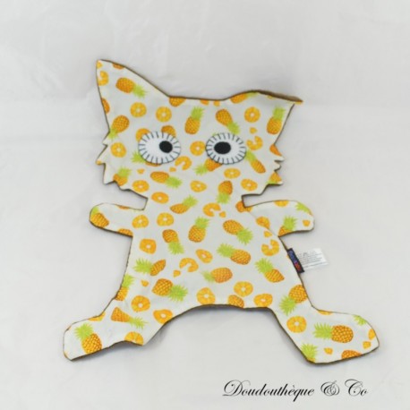Kaninchen Flaches Kuscheltier, NOTSOBIG, Toumou, Braun, Ananas, Gelb, Hase, 34 cm Kaninchen Flaches Kuscheltier, NOTSOBIG, Toumou, Braun, Ananas, Gelb, Hase, 34 cm
