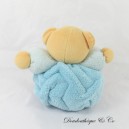 Cuddly toy ball bear KALOO blue feather 17 cm