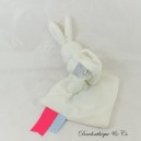 Doudou handkerchief rabbit Doudou et Compagnie La garantie doudou DC 3423 28 cm