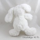 Plush Bunny DMC White Embroidered Bib