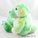 Peluche bouillotte dinosaure AROMA HOME Micro-ondes vert 35 cm