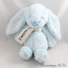 Plush Souvenir Rabbit CMP Scarf La Toussuire Blue and White 24 cm