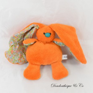 Rabbit semi-flat cuddly toy MONADE Tipinpintoumou Chachou orange 19 cm