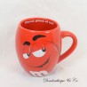 M&M'S Character Becher The Red Candy Chocolate Ceramic 2014 "Willst du Kuchen von mir?" 12 cm