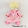 Vintage 1993 1993 Pink Nightgown Burnet Cloth Doll CAPRICE Bonne Nuit les Petits 30 cm