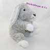 Bunny cuddly toy JUMI grey white seated 24 cm