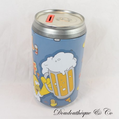 Piggy Bank Beer Can THE SIMPSONS Homer Simpson "Will Work For DUFF " 2010 Piggy Bank Beer Can THE SIMPSONS Homer Simpson "Will Work For DUFF " 2010
