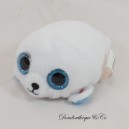 Mini-Plüschwesen Seal TY Mcdonald's White Big Blue Eyes 2018 10 cm
