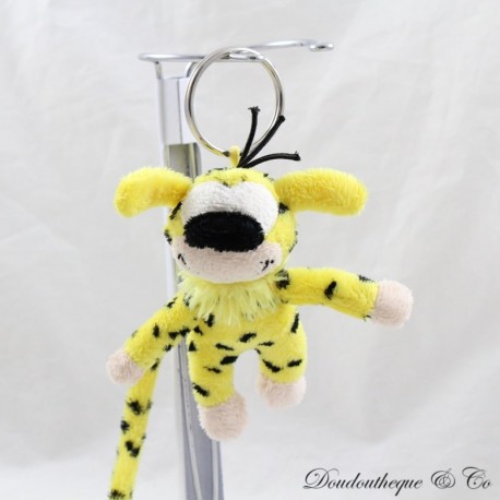 Llavero de peluche Marsupilami TEDDY BEAR AJENA amarillo negro 11 cm