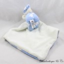 Bear Handkerchief Cuddly Toy, BEDTIME BEAR, Mother Care, Blue, White, Stars, 35 cm