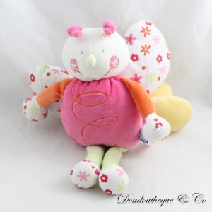 Schmetterling Kuscheltier CANDY SUGAR rosa Blumen