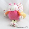 Butterfly cuddly toy CANDY SUGAR pink flowers