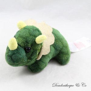 Mini Dinosaur Plush PRIMARK Triceratops Green Yellow 14 cm