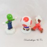 Set di 3 minifigure di Mario NINTENDO™ DO HAPPY MEAL Luigi Mario Toad 2016