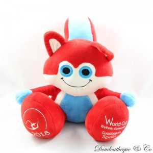 Peluche de Mica Ardilla COPA DEL MUNDO Gimnasia Rítmica Guadalajara España 2018
