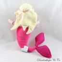 Bambola di pezza sirena maggio PELUCHE E COMPAGNIA Les Demoiselles sirene fucsia rosa 29 cm