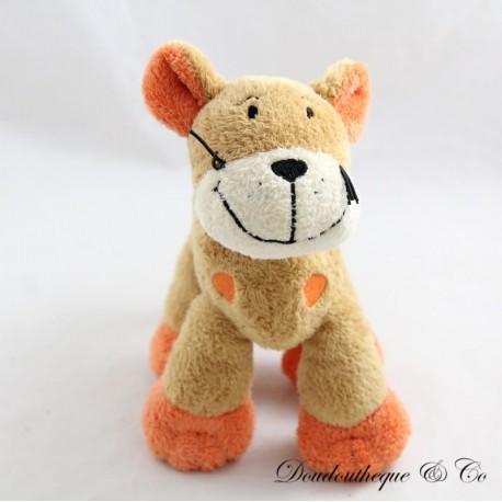 Leopard Plüsch NICOTOY Tiger braun orange Flecken Leopard Plüsch NICOTOY Tiger braun orange Flecken