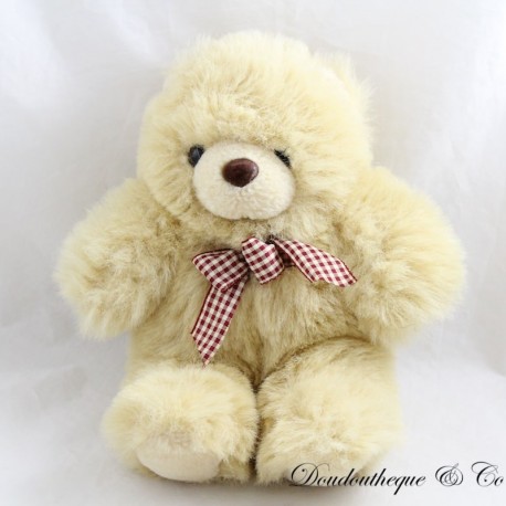 Plüschbär ANIMAL ALLEY beige karierte Schleife Plüschbär ANIMAL ALLEY beige karierte Schleife