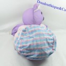 Sac à dos ours ou Koala vintage style Puffalump en toile de parachute violet 48 cm