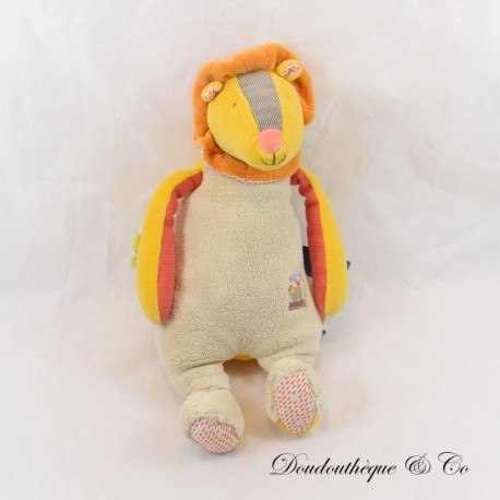 Lion plush MOULIN ROTY Les Papoum beige 30 cm Lion plush MOULIN ROTY Les Papoum beige 30 cm