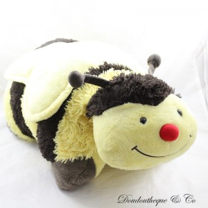 Peluche Bee SPIN MASTER Cojín Almohada Mascotas Marrón Amarillo 47 cm