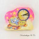 Diddl Clock DEPESCHE Pink and Yellow Diddl Asleep 21cm