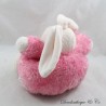 Hase Kuscheltier KALOO rosa Fell Langhaarball 18 cm