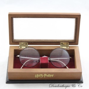 Replica Harry Potter Glasses NOBLE COLLECTION Official and Collector's Wood Case (R18)