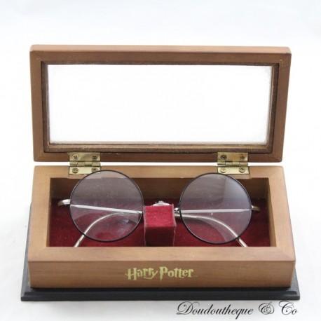 Réplica de Gafas de Harry Potter COLECCIÓN NOBLE Estuche de madera oficial y de coleccionista (R18)