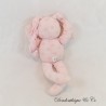 Plüschkaninchen PETIT BATEAU Bonbonrosa mit weißen rosa Tupfen 24 cm