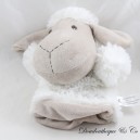 Sheep puppet cuddly toy J-LINE Jline white